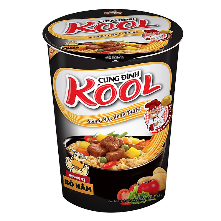 Ly Mì Khoai Tây Cung Đình Kool Hương Vị Bò Hầm