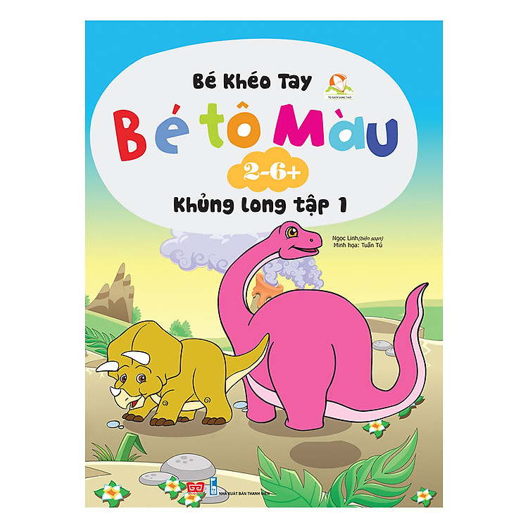 Sách Bé Tô Màu (2-6+) - Khủng Long - Tập 1