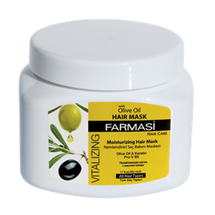 Mặt Nạ Dưỡng Tóc Vitalizing Hair Mask With Olive Extract Farmasi 1916HAI01 (500ml)