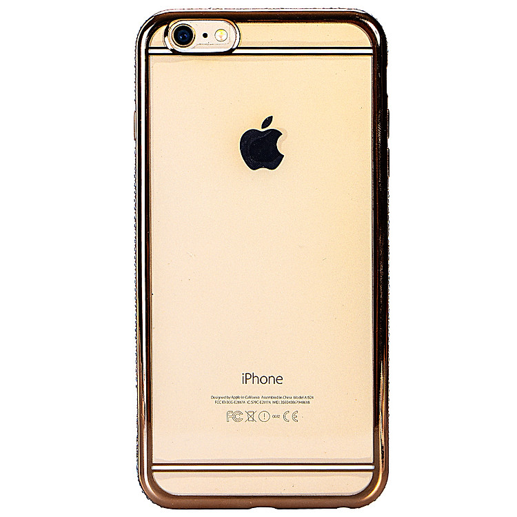 Ốp Lưng iPhone 6 Plus/6s Plus Meephong Viền Đính Hột