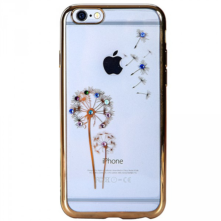 Ốp Lưng iPhone 6 Plus/6s Plus Meephong Trong Đính Đá