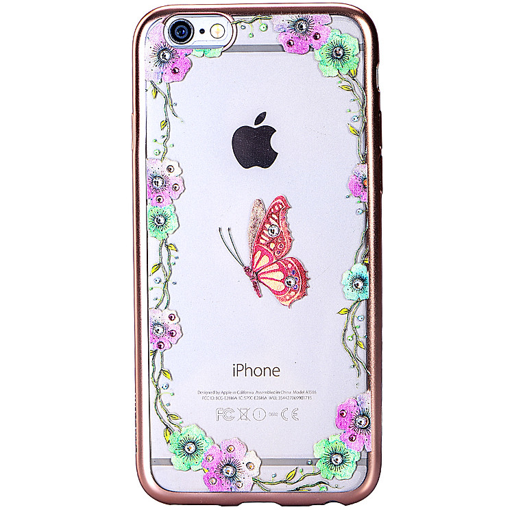 Ốp Lưng Cube iPhone 6/6s Swarovski Blossom - Butterfly Garden