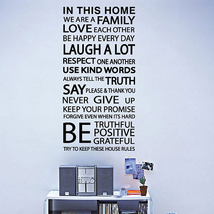 Decal Dán Tường NineWall In The Home TW021