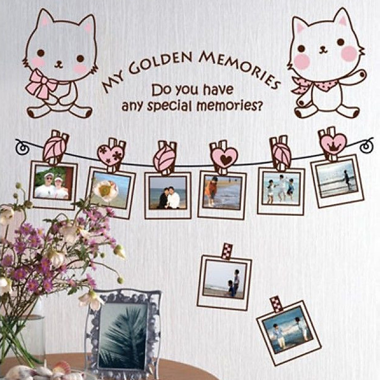 Decal Dán Tường NineWall My GoldenMemories FF012