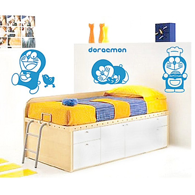 Decal Dán Tường NineWall Doraemon BA044