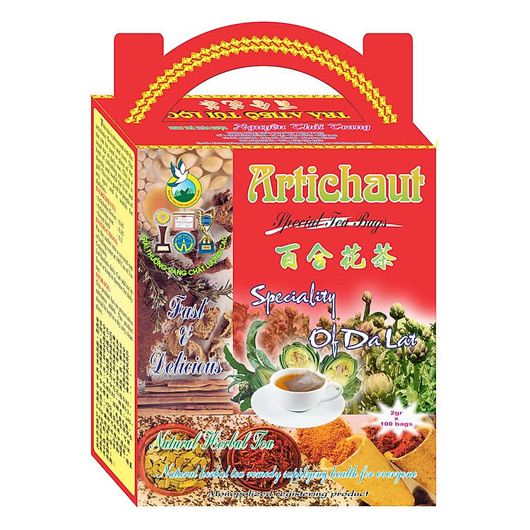Trà Atisô Thanh Nhiệt, Giải Độc Nguyên Thái Trang (2g x 100 Gói)