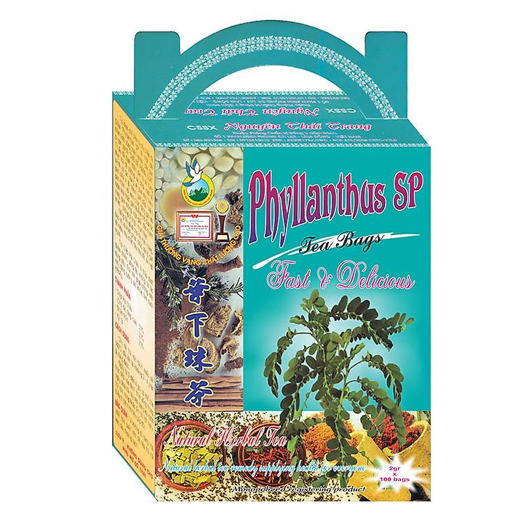 Trà Diệp Hạ Châu Trị Viêm Gan, Gan Nhiễm Mỡ Nguyên Thái Trang (2g x 100 Gói)