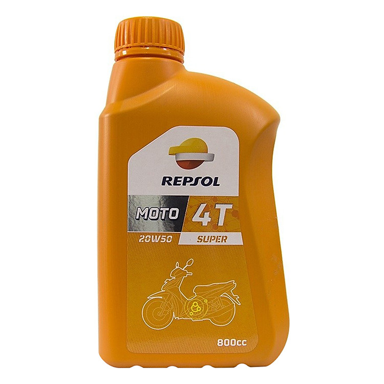 Dầu Nhờn Repsol Moto Super 4T 20W50 (0.8 lít)