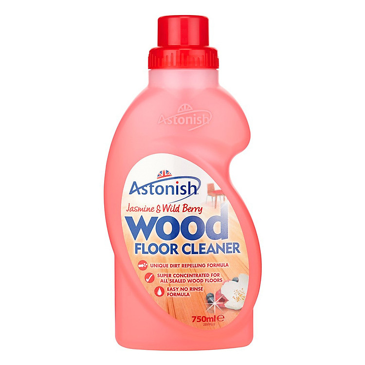 Nước Lau Sàn Gỗ Tinh Chất Hoa Nhài Và Dâu Dại Astonish (750ml)