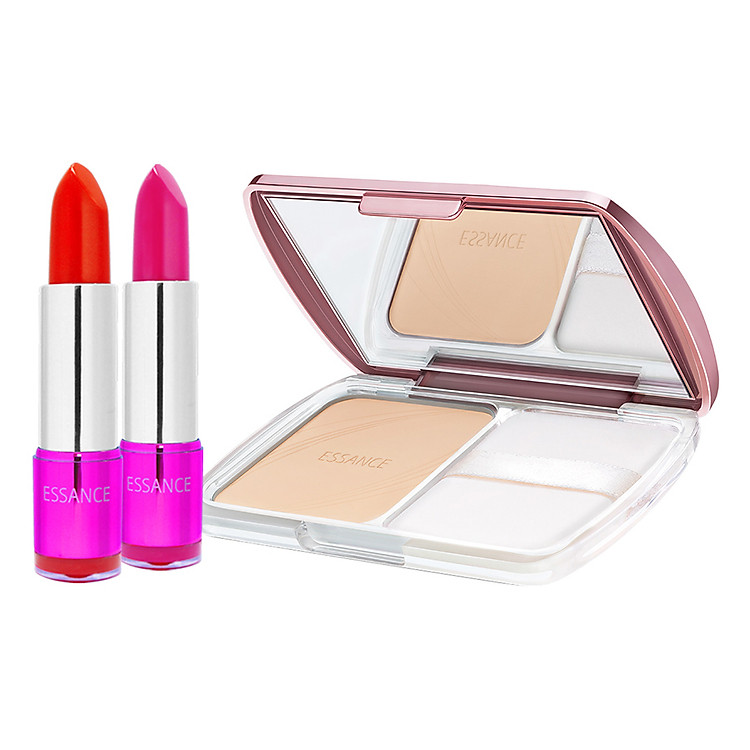 Bộ 2 Essance Son Môi Magic Neon + Phấn Nền TWC (11g) - FP50801739