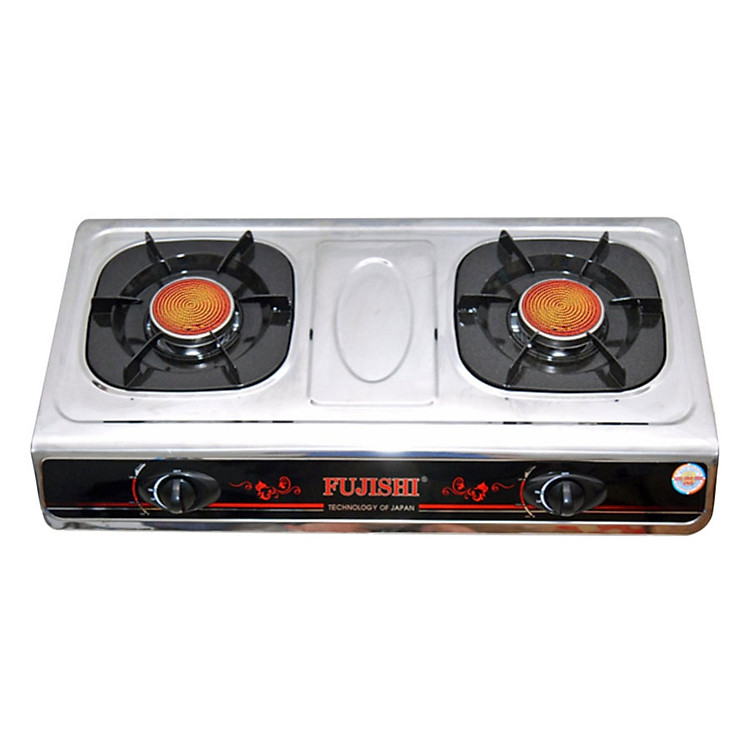 Bếp Gas Hồng Ngoại Khung Inox Đánh Lửa Magneto Fujishi FJ-220-iHN - Hàng Chính Hãng