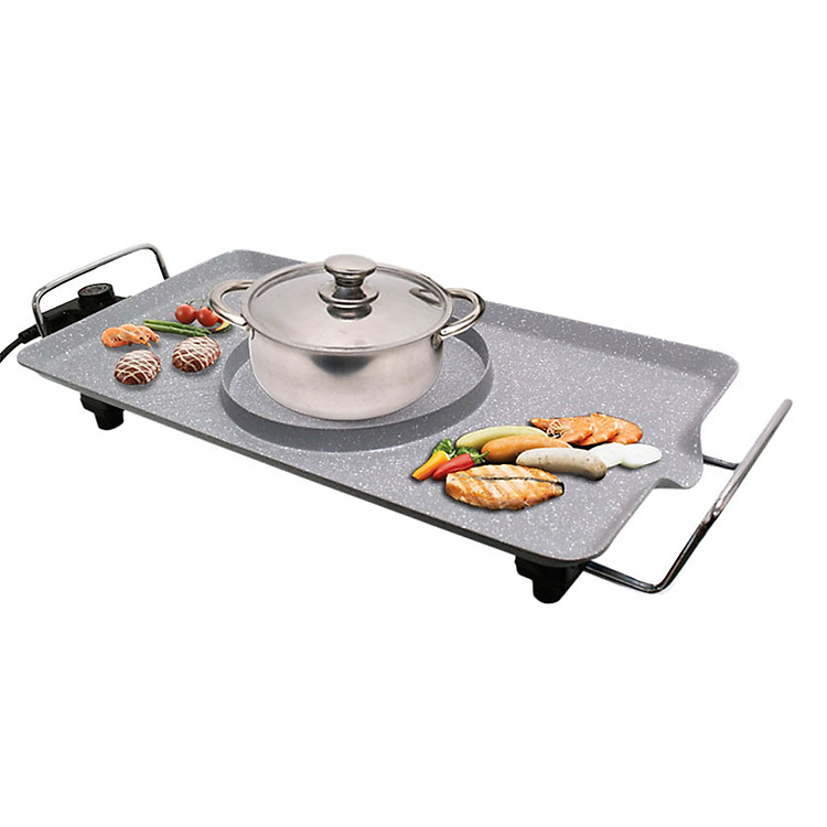 Bếp Nướng Điện Mishio Loại Lớn 2200W - Hàng chính hãng