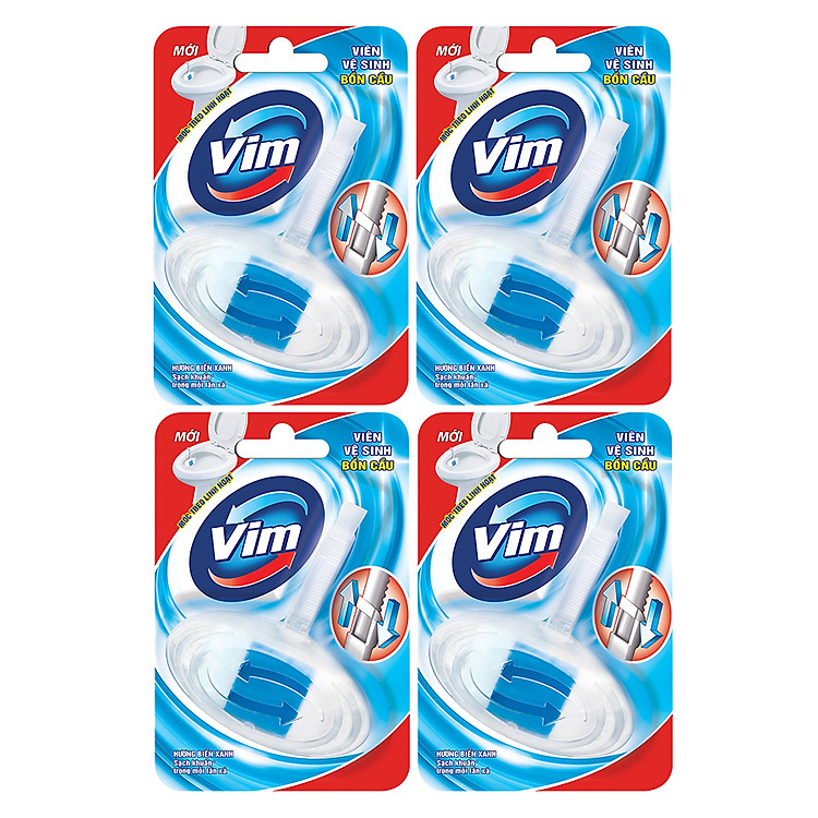 Combo 4 Viên Treo Bồn Cầu Vim (40g/Viên)