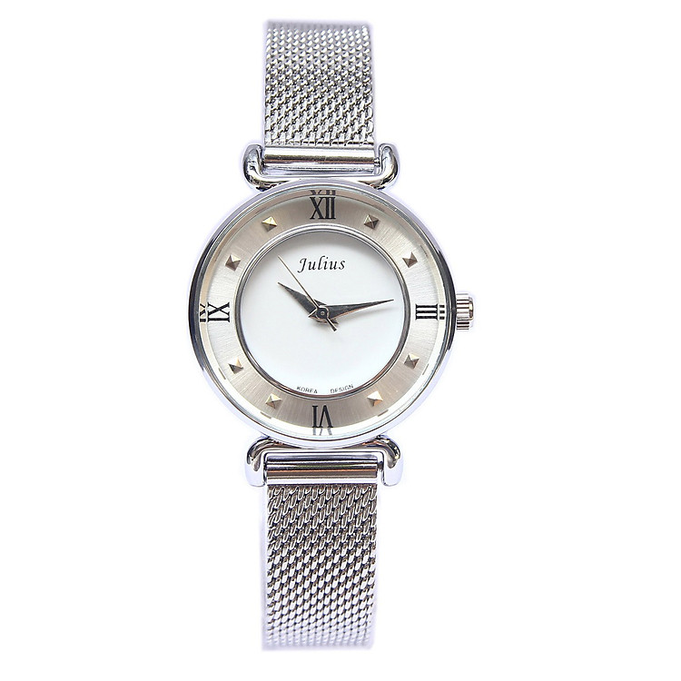 Đồng Hồ Nữ Dây Kim Loại Julius JA-728 - Bạc
