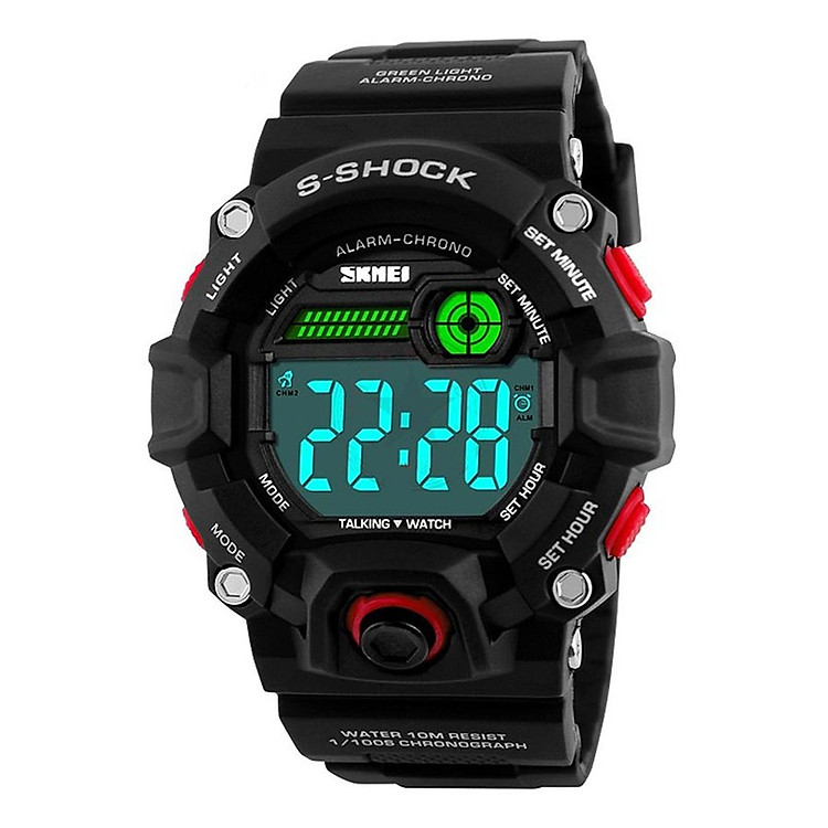 Đồng Hồ Thể Thao Nam SKMEI CH255 - Đen Đỏ