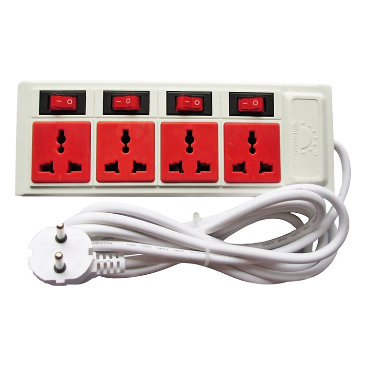 Ổ Cắm 4 Lỗ Trường Nhật Quang 4C4-5M