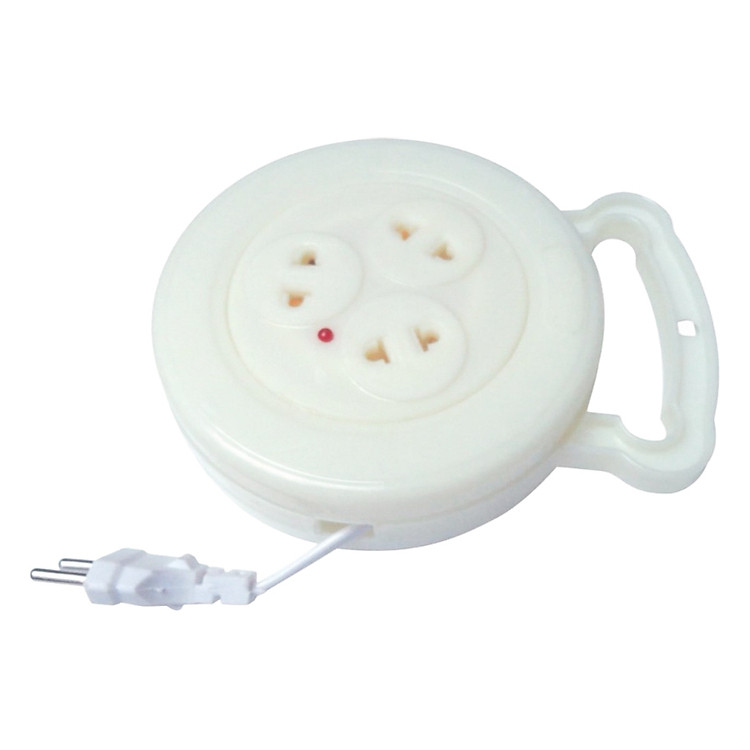 Ổ Cắm Quay 3 Lỗ Trường Nhật Quang Q3-10M - Trắng