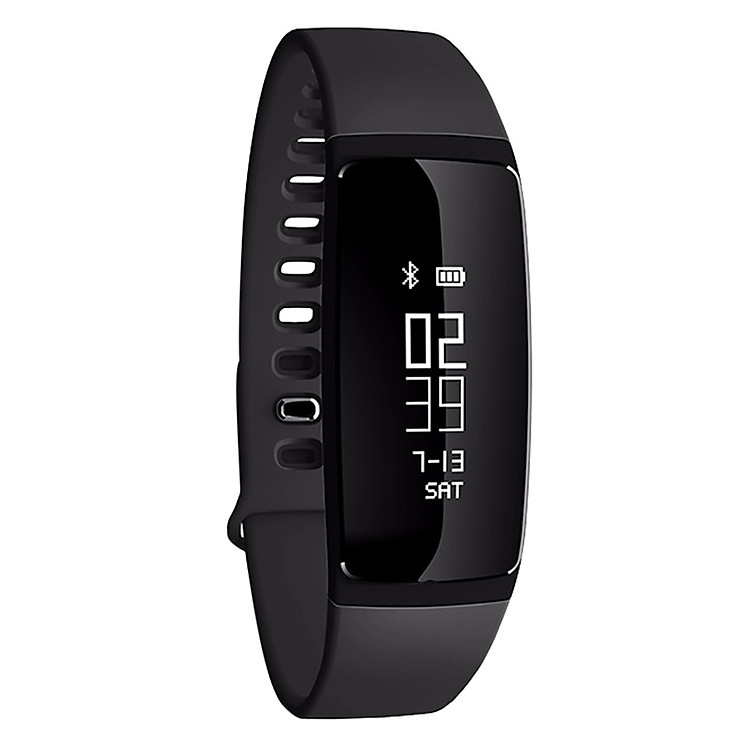 Vòng Đeo Tay Thông Minh Wonlex V07 (Đen) - Hàng Chính Hãng