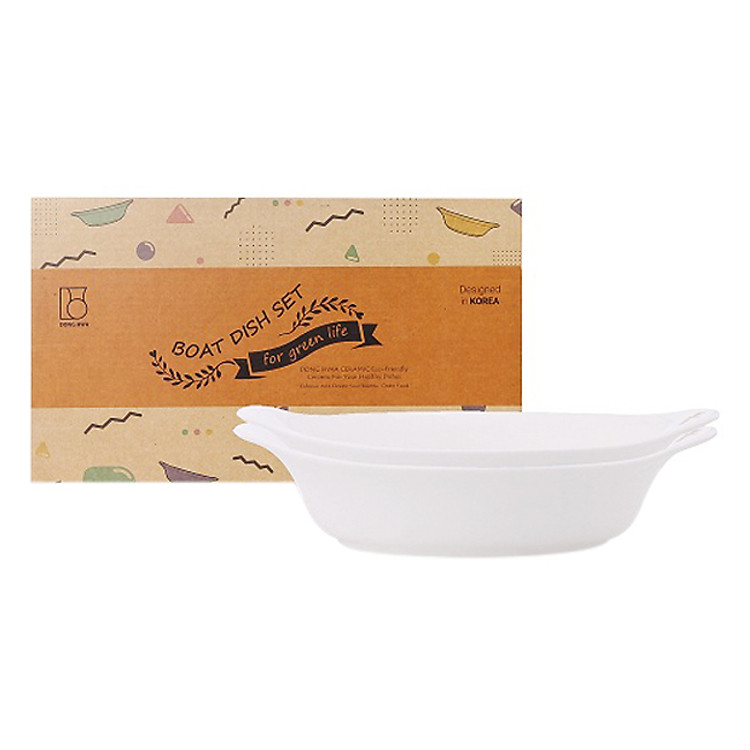 Bộ 2 Dĩa Sứ Cao Cấp Dong Hwa MD005S2
