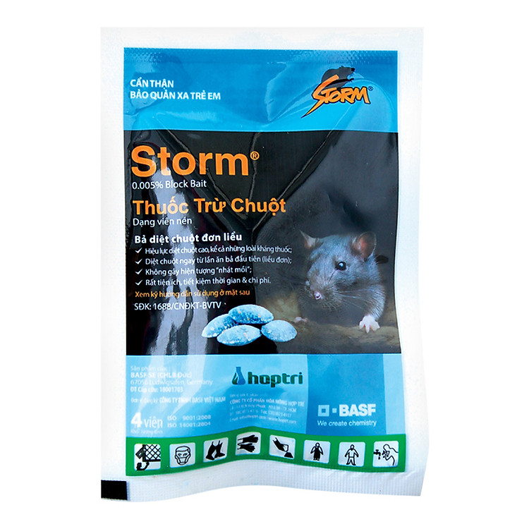 Chế Phẩm Diệt Chuột STORM-20V-HFARM (80g)