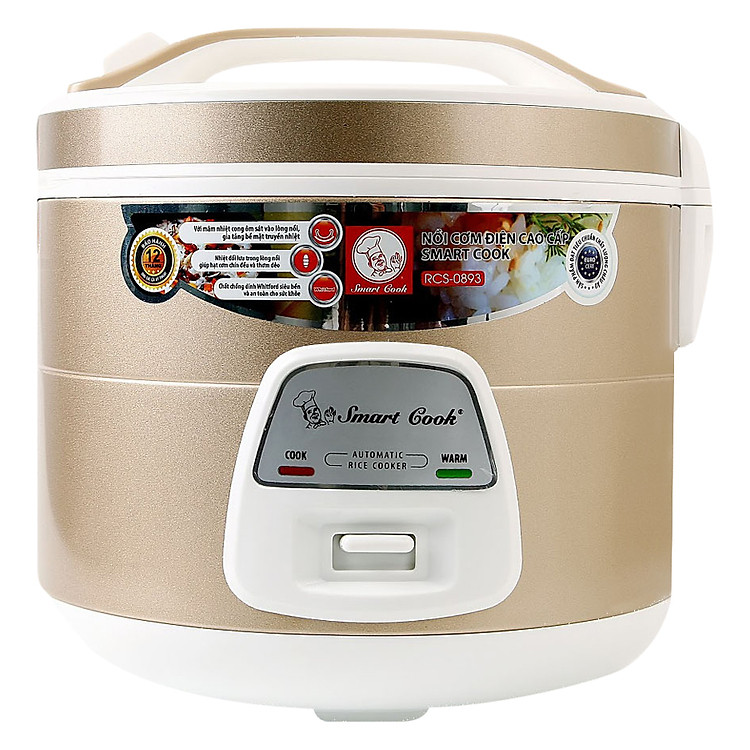 Nồi Cơm Điện Elmich RCS-0893 (1.8L) - Vàng Đồng - Hàng chính hãng
