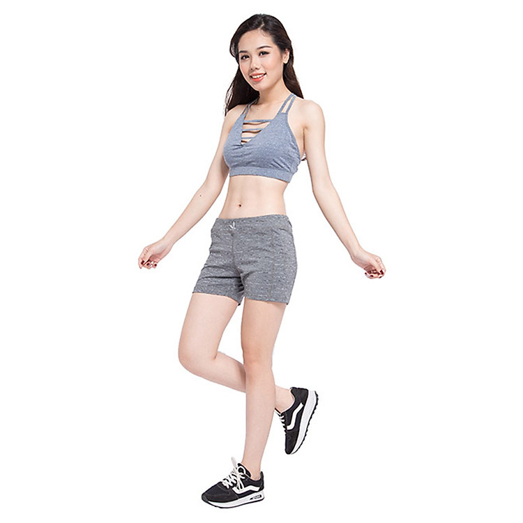 Quần Shorts Thể Thao Nữ MAXSPORT VM036 - Xám