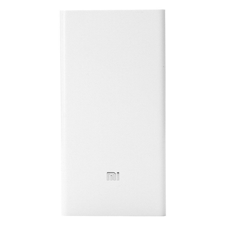 Pin Sạc Dự Phòng Xiaomi Mi Power Bank 20000 mAh (Trắng) - Hàng Chính Hãng