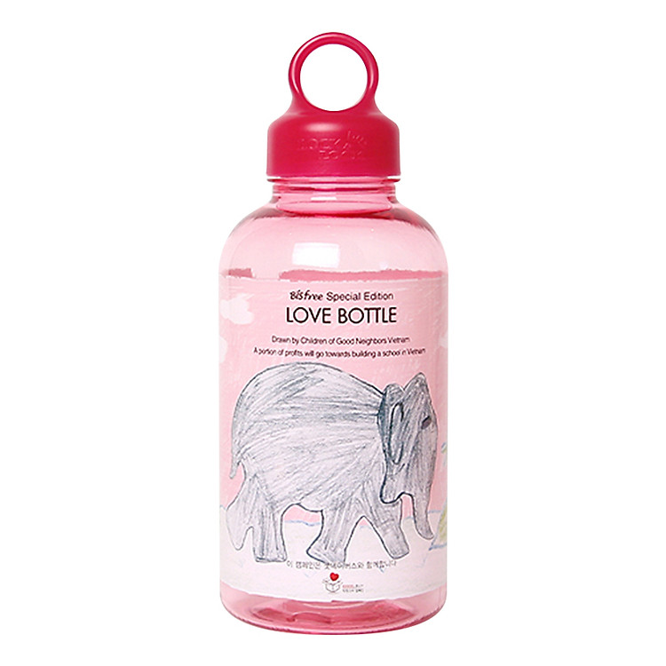 Bình Nước Bisfree In Tranh Lock&Lock ABF624G (530ml) - Hồng