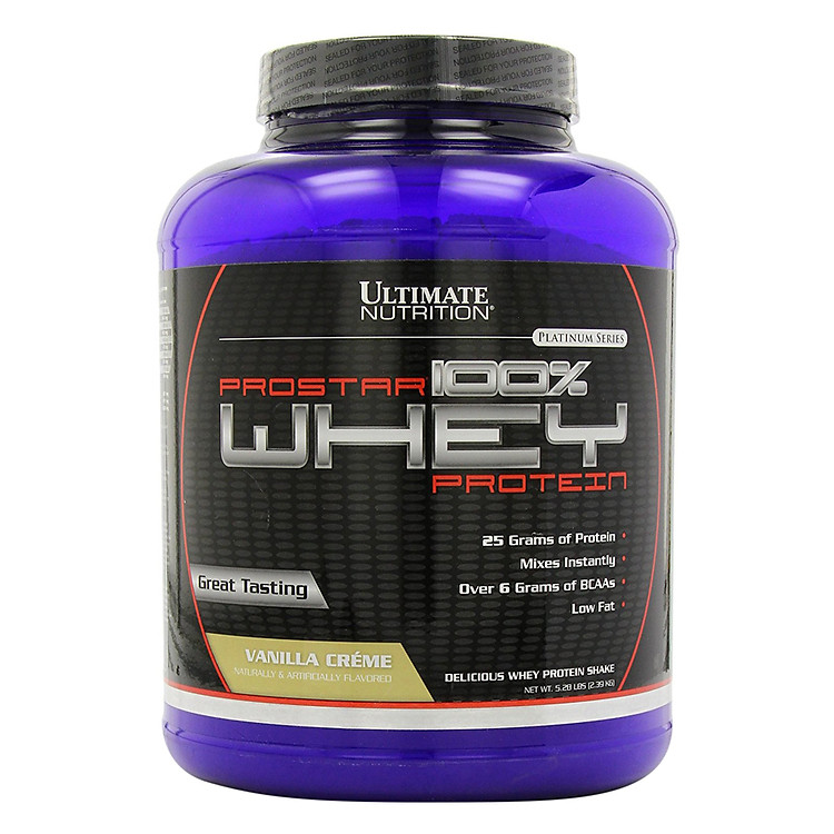 Sữa Tăng Cơ Vị Vani Prostar 100% Whey Protein Ultimate Nutrition SMUN148 (2.39kg)