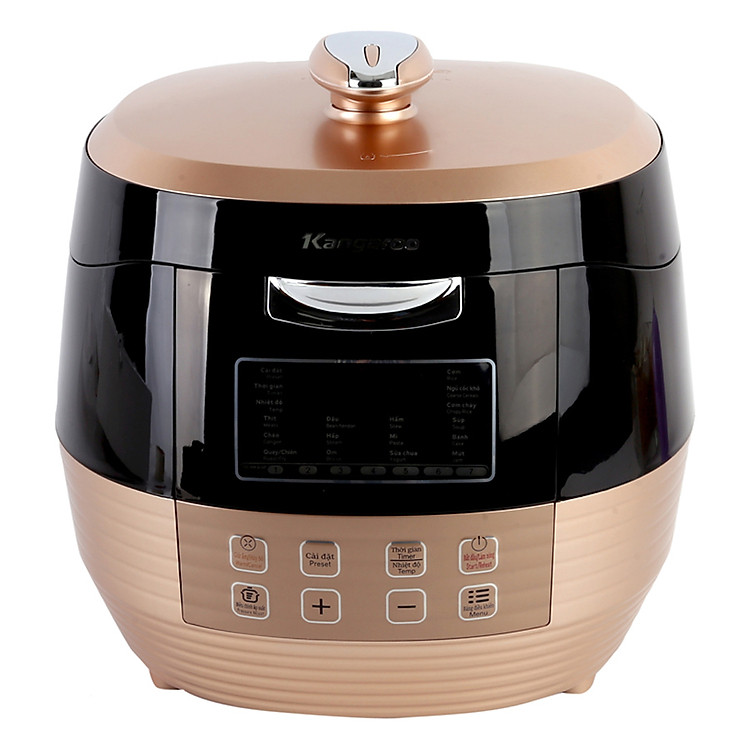 Nồi Áp Suất Điện Kangaroo KG289 (1000W) - Đen - Hàng chính hãng