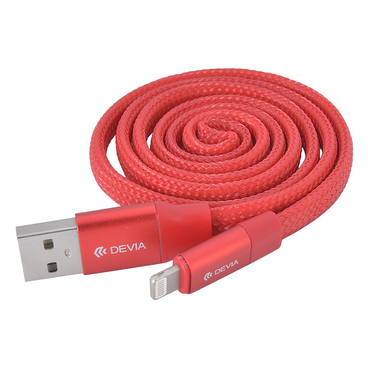 Cáp Sạc Lò Xo Lightning Devia Ring Y1 - Hàng Chính Hãng