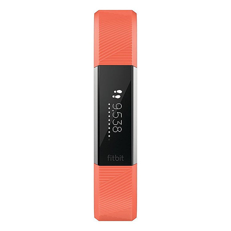 Đồng Hồ Thông Minh Fitbit Alta HR (Size Large) - Coral - Hàng Nhập Khẩu