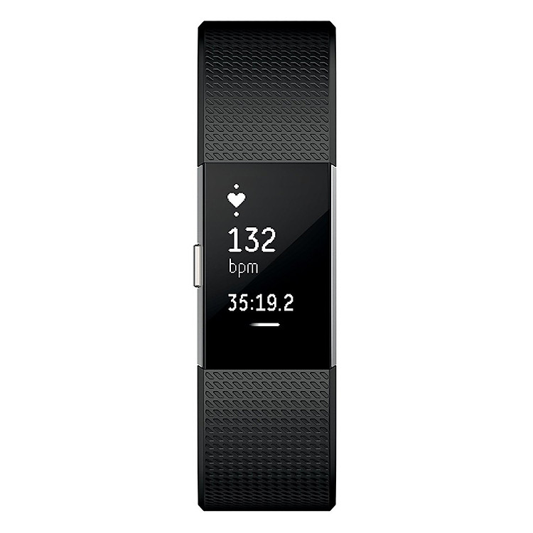 Đồng Hồ Thông Minh Fitbit Charge 2 (Size Small) - Đen - Hàng Nhập Khẩu