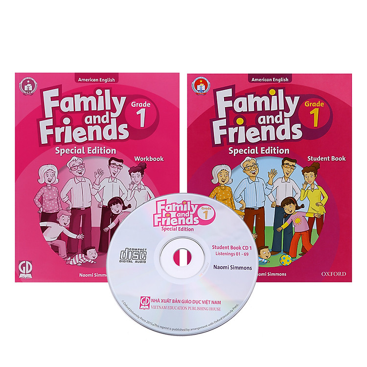 Sách Family And Friends (AME) (Special Edition) Level 1: Student Book, CD & Workbook Pack