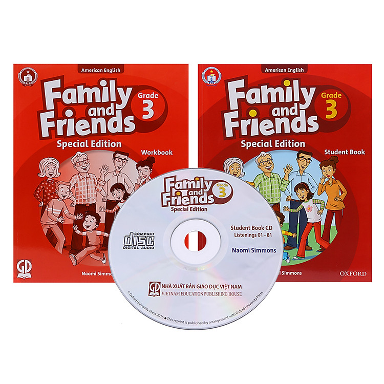 Sách Family And Friends (AME) (Special Edition) Level 3: Student Book, CD & Workbook Pack
