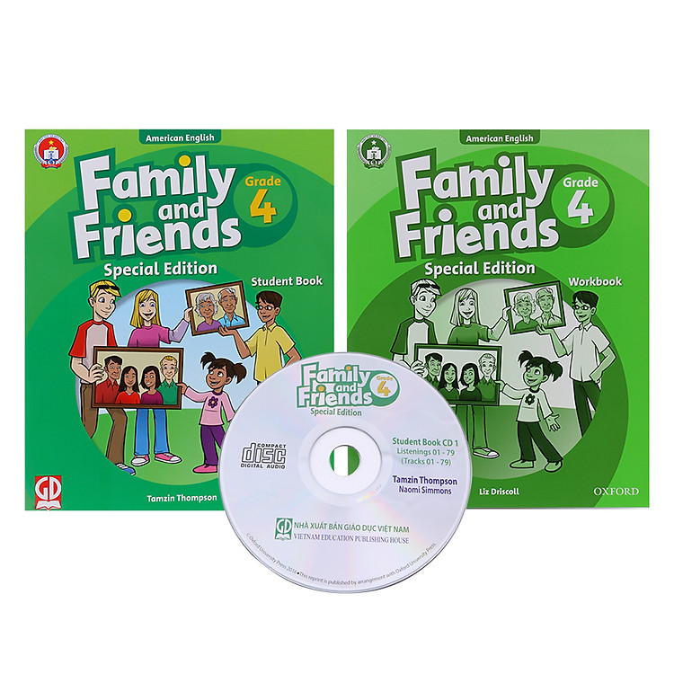 Sách Family And Friends (AME) (Special Edition) Level 4: Student Book, CD & Workbook Pack