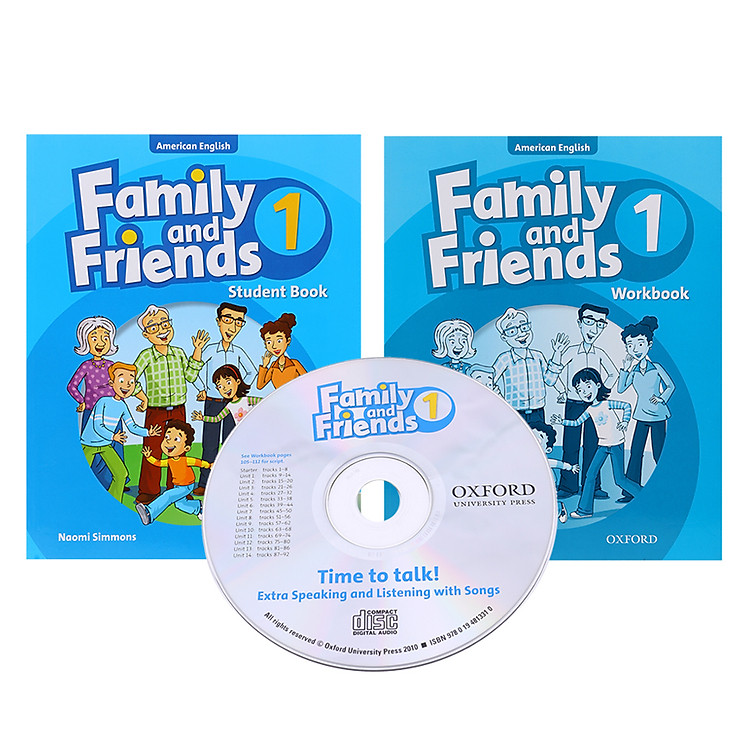 Sách Family And Friends (AME) (1 ED.) Level 1: Student Book, Student CD And Workbook Pack