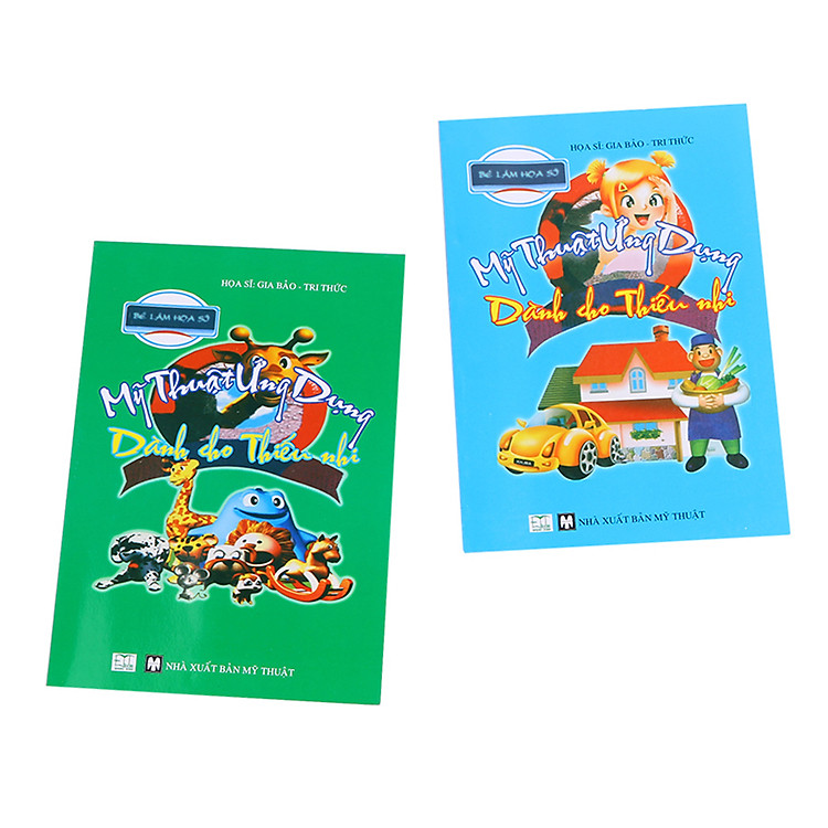 Sách Bộ Mỹ Thuật Ứng Dụng Dành Cho Thiếu Nhi (2 Cuốn)
