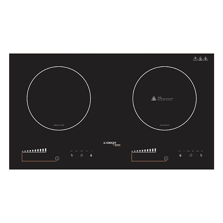 Bếp Âm Đôi Từ - Hồng Ngoại Sanko Z-Cooker (64 cm) - Hàng Chính Hãng,