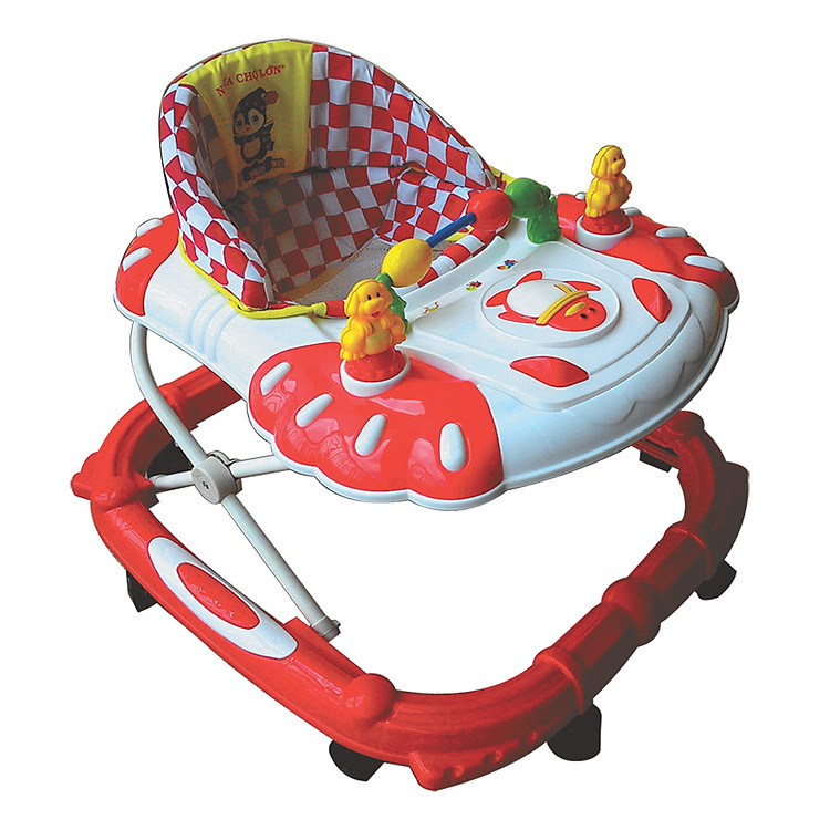 Xe Tập Đi Nhựa Chợ Lớn L4 Chim Cánh Cụt (Không nhạc) - Dành Cho Bé Từ 6 - 12 Tháng - M1462A-XTĐ - Giao màu ngẫu nhiên