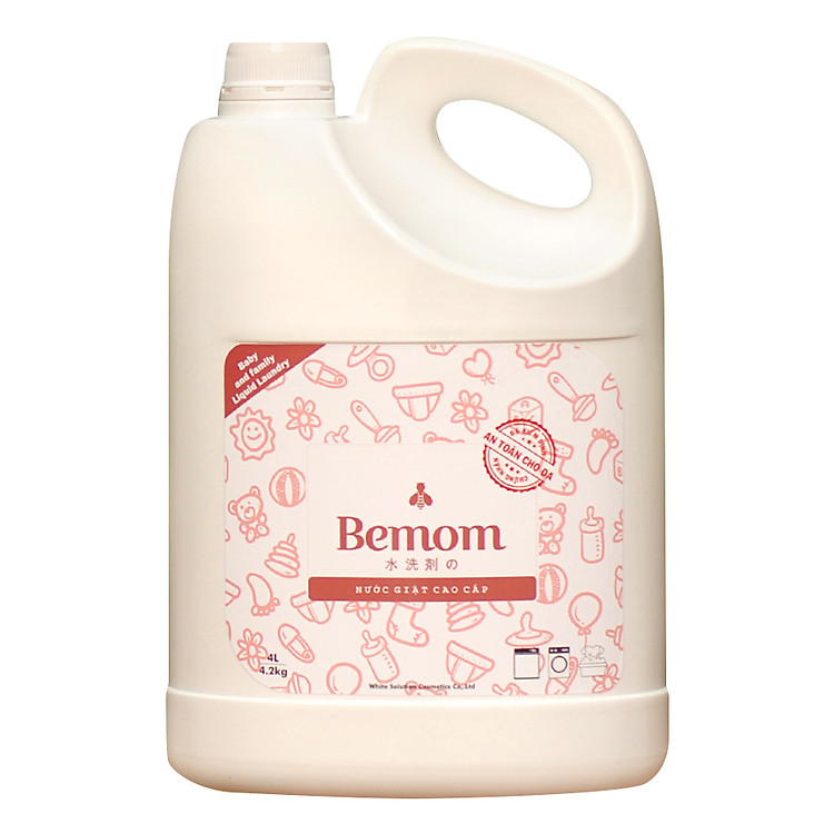 Nước Giặt Bemom Cao Cấp Và An Toàn (4 Lít)