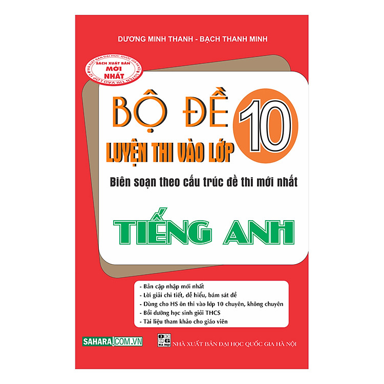 Bộ Đề Luyện Thi Vào Lớp 10 - Môn Tiếng Anh
