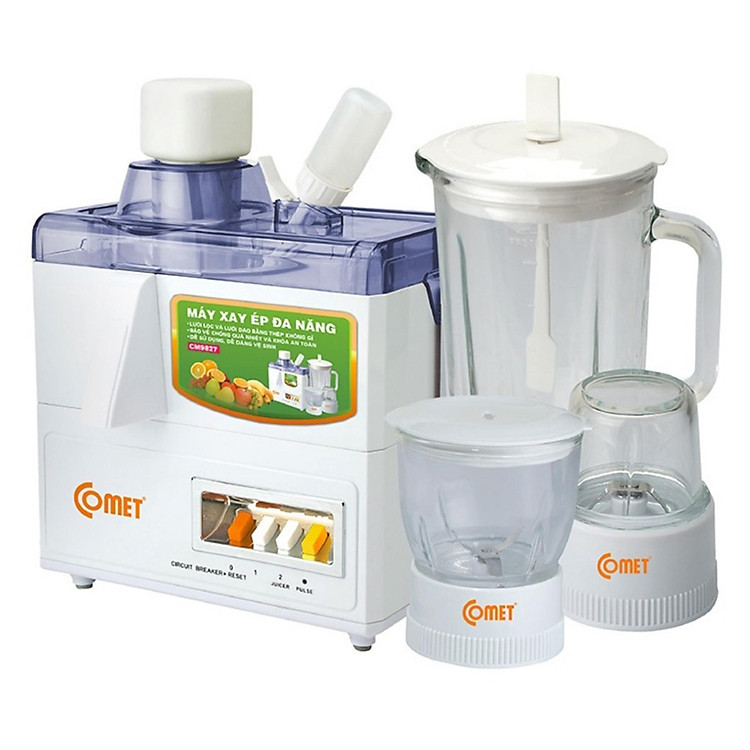 Máy Xay Ép Đa Năng Comet CM9827 - Hàng Chính Hãng