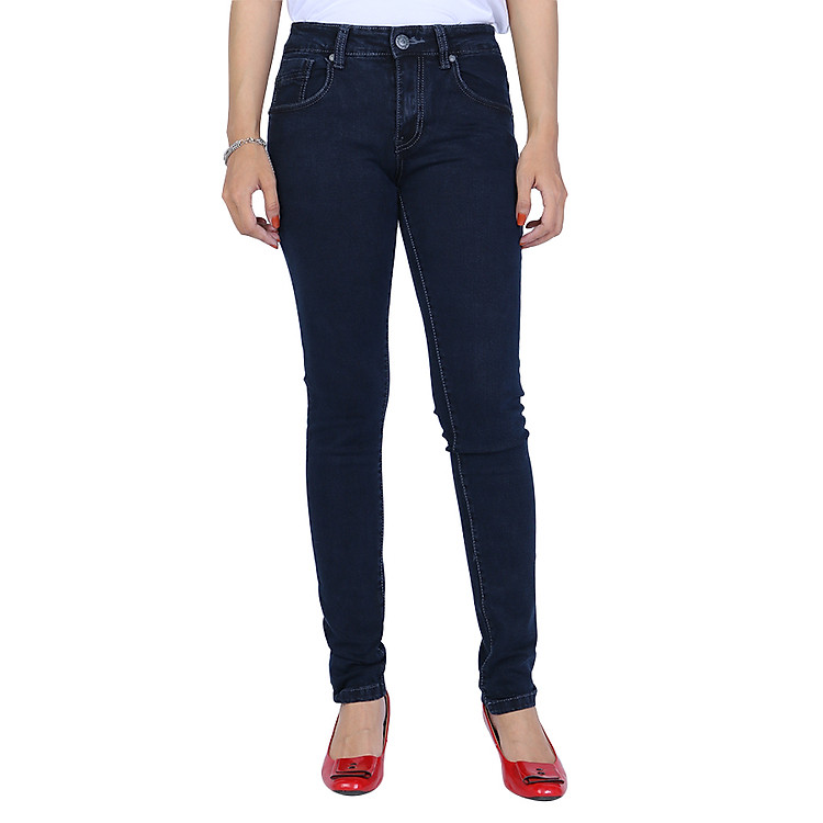 Quần Jeans Skinny Uni005 A91 JEANS WSKBS005ME - Xanh Đậm