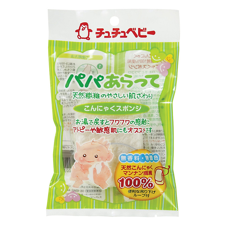 Xốp Tắm Bọt Biển Konnyaku ChuChu Baby