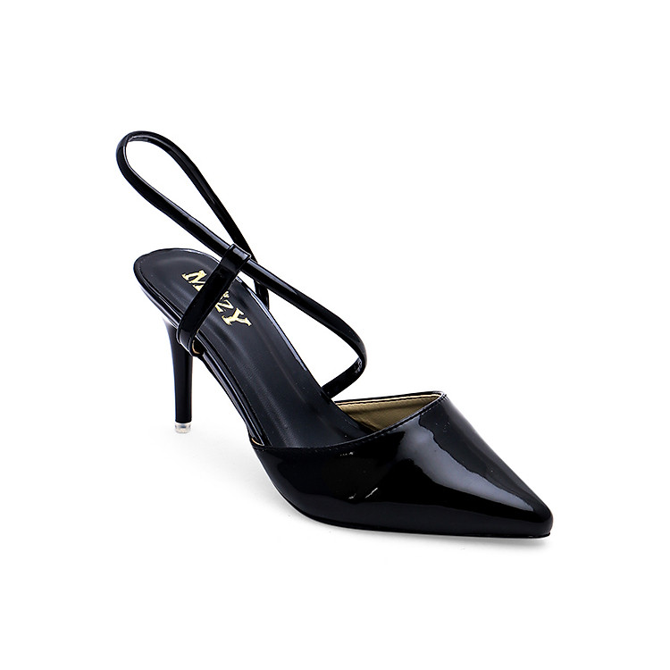 Giày Sandal Cao Gót Mozy Mzsd031 - Đen