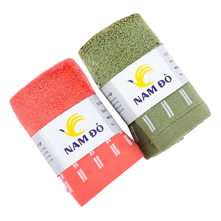 Combo 2 Khăn Mặt Bông Nam Đô Cao Cấp Hàng Xuất Nhật - Nam Đô TK49