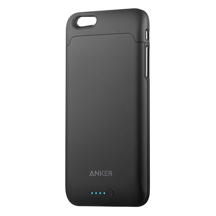 Ốp Lưng Cho iPhone 6 / 6S Tích Hợp Pin Sạc Dự Phòng Anker 2850mAh - A1405011 (Đen) - Hàng Chính Hãng