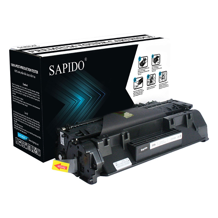 Hộp Mực In Sapido 05A (CE505A) Cho Máy In HP P2005, HP P2030, HP P2035, HP P2035N, HP P2050, HP P2055, HP P2055d, HP P2055dn - Hàng Chính Hãng