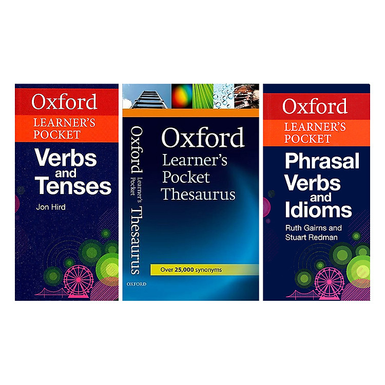 Sách Oxford Learner's Pocket - Better Together Set 5: Phrasal Verbs And Idioms, Thesaurus, Verbs And Tenses